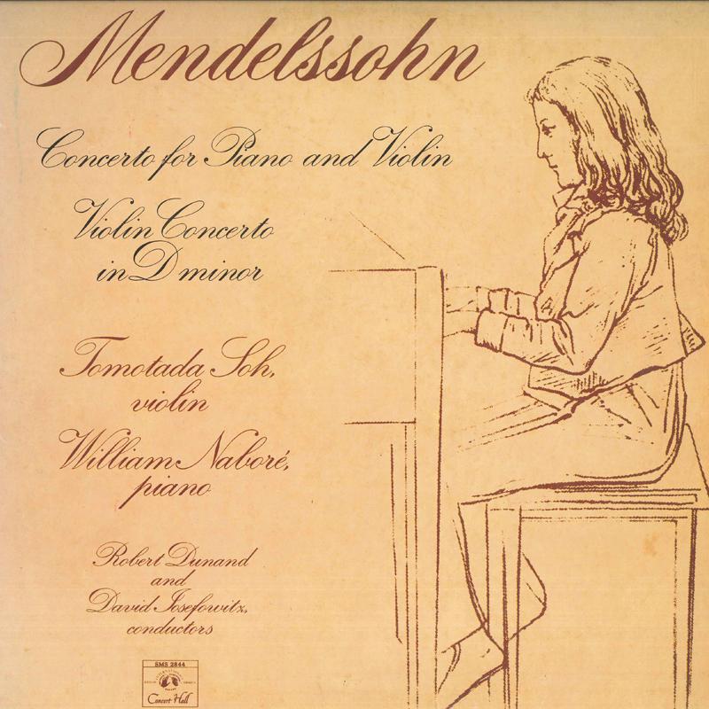 

LP Record ROBERT DUNAND ACADEMIC COLLEG Mendelssohn Double Concerto for Vi SMS2844 CONCERT HALL Japan Classical Used