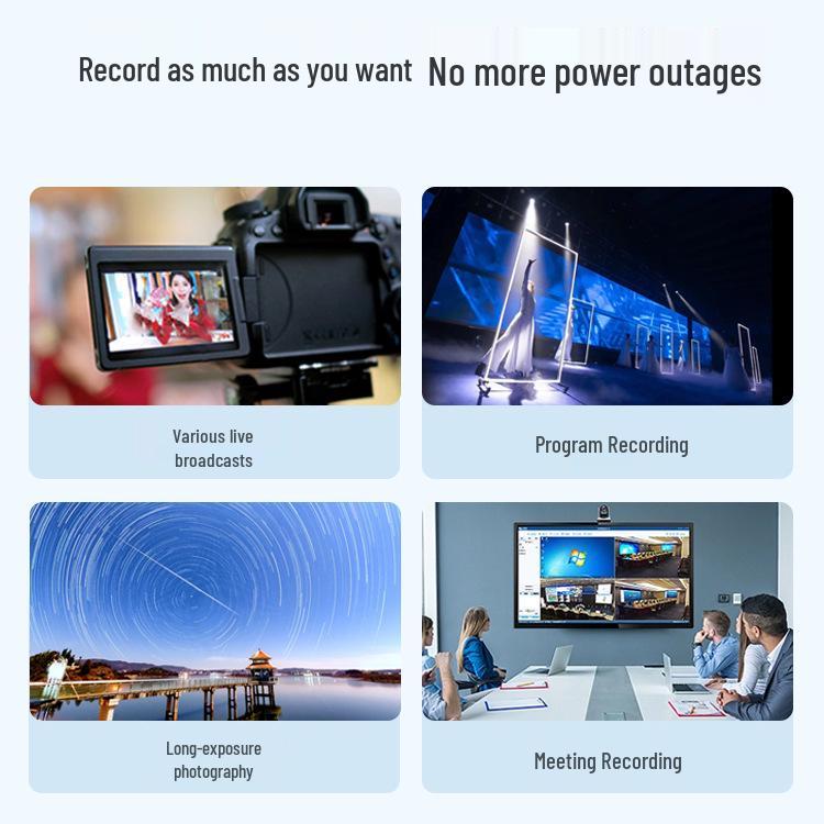 8-bit Charm EN-EL15 Dummy Battery Power Supply for Live Streaming: Compatible with Z5, Z6, Z7, D600, D750.