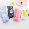 Gift Cartoon Creative Fruit Inverted Trapezoid Kawai Stationery Box Pu Waterproof Student Pen Bag Large Capacity Storage Lovely