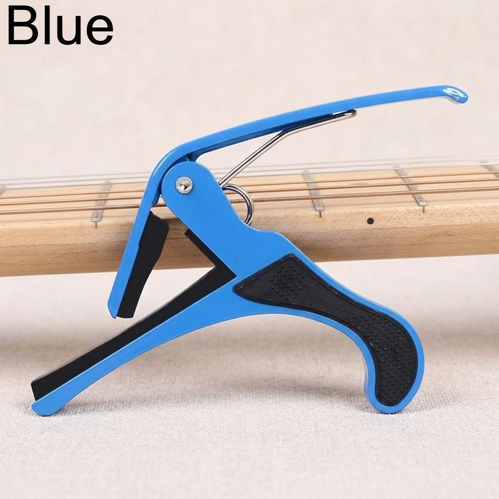 Aluminiumlegierung Gitarrenkapodaster Schnellwechselklemme für Akustik-Elektrik-Klassikgitarren Tonhöhenversteller Werkzeug Zubehör