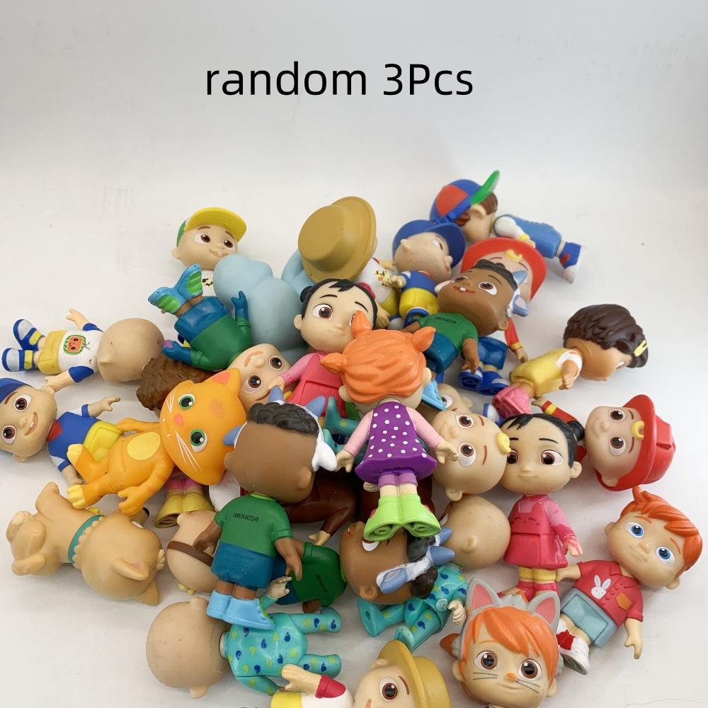 1 Peça Figuras de Brinquedo de Personagens de Melancia Super 7cm Desenho Animado Anime Coleção Modelo de Bebê Figura de Ação Boneca para Brinquedos de Crianças
