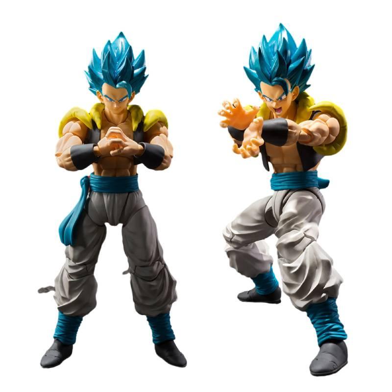 Super Saiyan Blue Goku Figur, bewegliche Gelenke, Sammlermodell, 16 cm, PVC, Dragon Ball Thema, handgefertigte Actionfigur