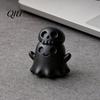 Skull Ghost Decor 3D Printed Figurine, Spooky Gothic Statue, Mini Cartoon Ornament for Table Centerpiece Shelf Desk Halloween