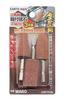 Takagi Earth Man Grindstone with Hexagonal Shaft for Metal 3 Piece Set
