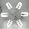Crystal Style Dimmable LED Fan Light with Remote Control, E27 Screw Base for Home, Bedroom, and Dormitory.