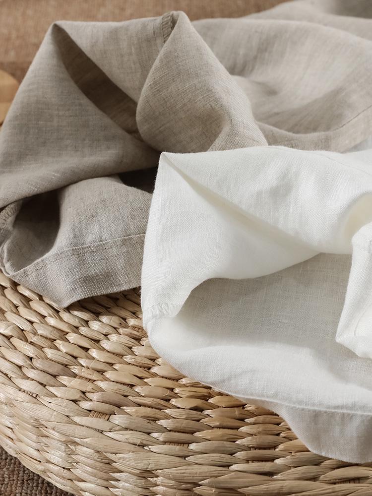 2026 New Style High Waist Pure Linen Wide-Leg Women's Pants - Thick Fabric, Good Drape, Cropped, Slimming, Casual Straight Leg.