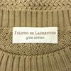 FILIPPO DE LAURENTIIS Excellent condition low-gauge short-sleeve crew neck knit top for men, beige, size 50 tops 50 beigeUsed