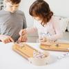 Educational Wooden Mini Bowling Game for Kids and Parents: Interactive Desktop Toy
