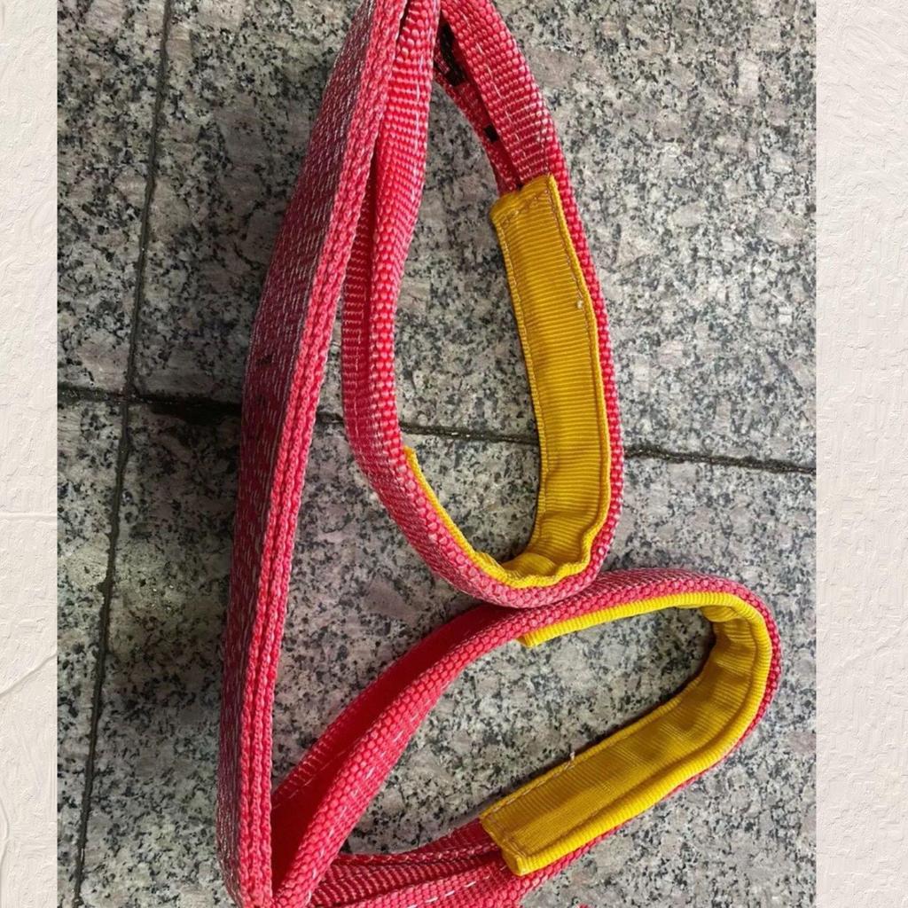 5-Ton Thickened Forklift Sling with Double-End Loop, Available in 0.6m, 0.8m, 1.1m Lengths.