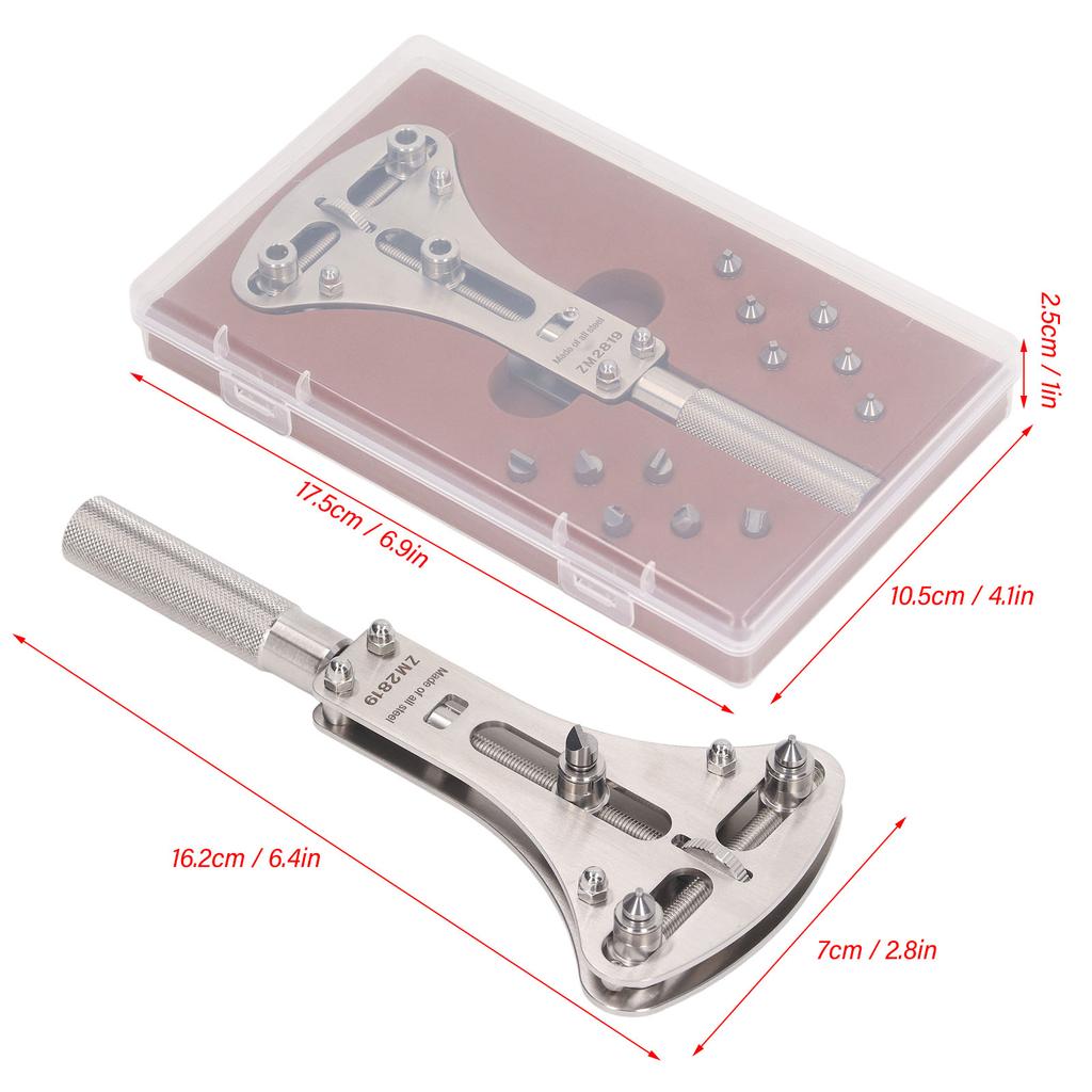 3 Point Watch Opener Back Case Battery Screw Remover Stainless Steel Wristwatch Repair Tool Watch Case Remover Tool