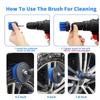 29pcs Car Cleaning Kit with Ultra-Soft Car Detailing Brushes, Car Washing Kit Cleaning Wheels Interior Leather Dashboard Vents