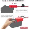 2 Packs Power Wheel Adapter for Milwaukee M18 Battery Adapter 18V Power Wheel Battery Converter with Fuses & Wire Terminals, 12AWG Wire