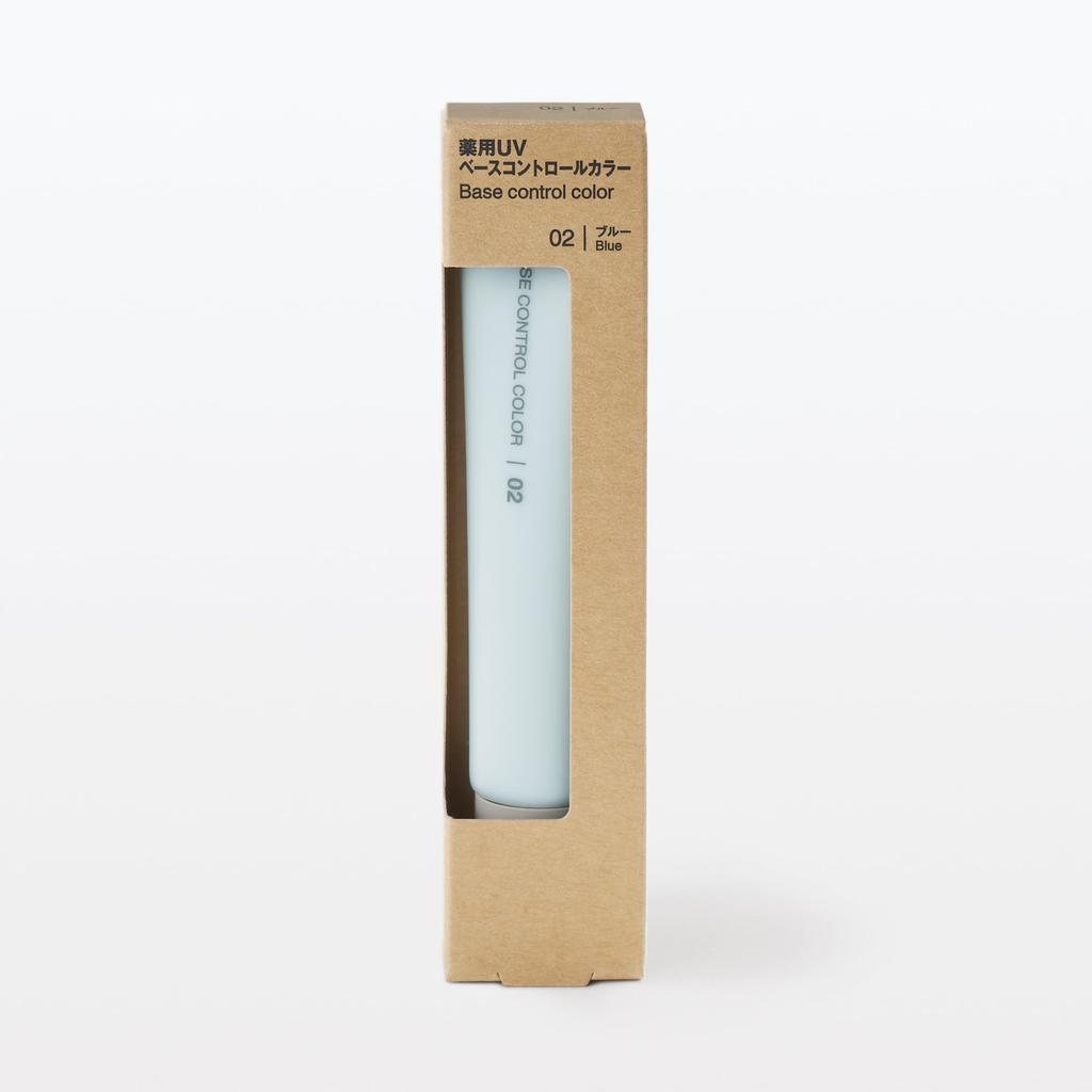 MUJI Medicated UV Base Control OAP31A4S Color, Blue, SPF50+ PA+++, 30g,