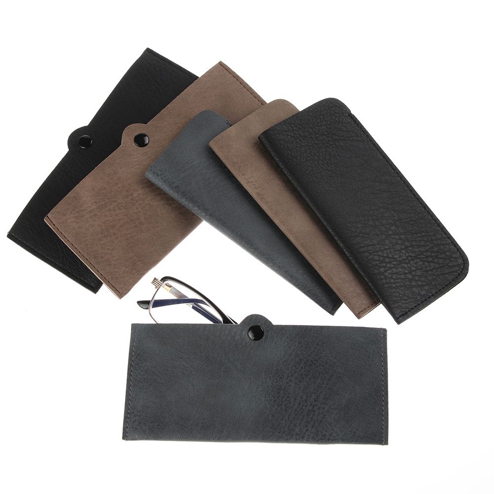 Soft PU Leather Sunglasses Reading Glasses Pouch Eyewear Protector Glasses Case Eyeglasses Sleeve