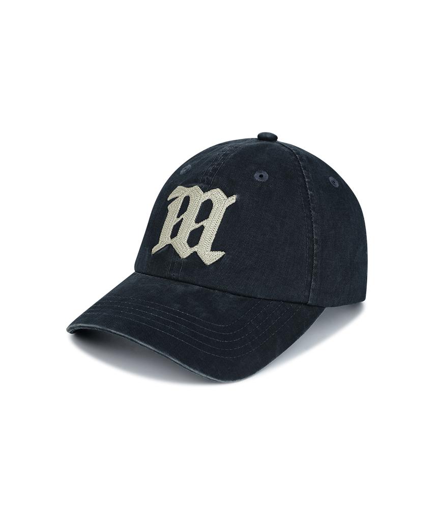 MAHAGRID Vintage Washed M Ball Cap Navy(Mg2Gsmab35A)
