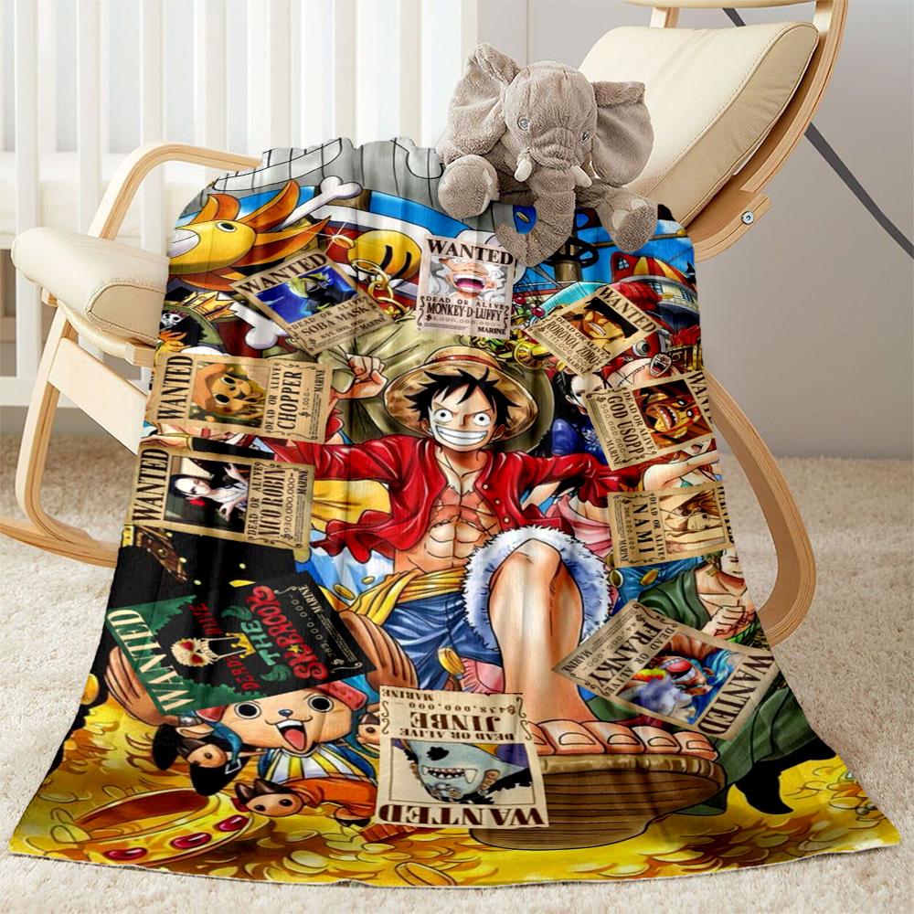 One Piece Adventure Suitable Blanket for Offices, Travel, Living Rooms Also a Good Gift for Friends and Family Suitable for All Seasons.