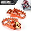 Orange Foot Pegs Enlarge Footpegs Compatible with KTM 390 Adventure 2020 2021 2022 2023,390 Adventure Accessories