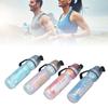 PE Misting Water Bottle Spray Mist Sports Water Bottle Reusable Cooling Drinking Bottle with Double