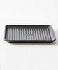 Sarasa Design Ibuki Craft TOOL S Grill Plate, Black, for Fish Grilling, Ceramic Grill, for Direct Flame Cooking, Boiling, and Grilling.
