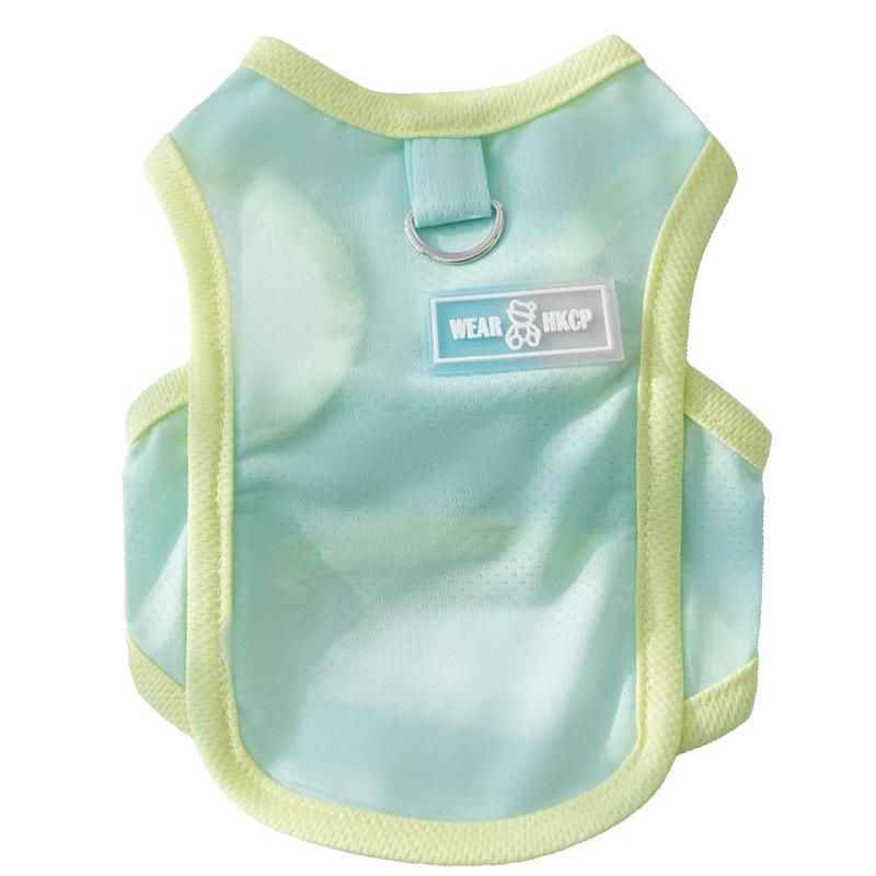 New summer puppy dog clothing cool ice silk vest thin breathable teddy than bear cat pet dog clothes
