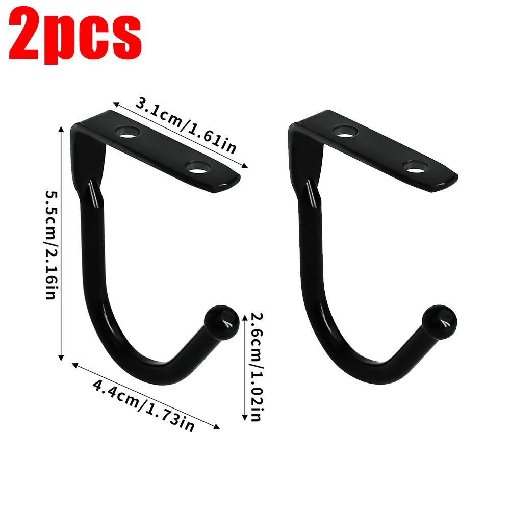Screw Mounted Ceiling Hook, Heavy Duty Hanger For Kitchen Closet, J-shaped Hanging Hook for Towel Cup Clothes Multi-Purpose Hook