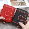 New Retro Minimalist Wallet for Women Multi-Card Zipper Buckle Fashion Coin Wallet Multi-functional Short Wallet Zero Wallet