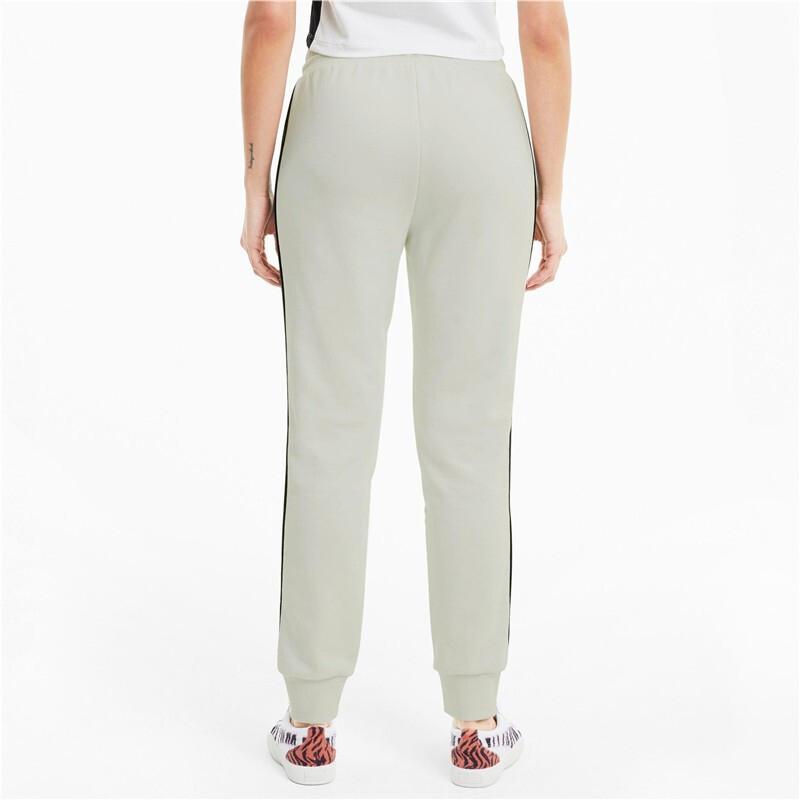 Puma Style Casual Color Block Drawstring Cuffed Knit Joggers Women Joggers 599145-05