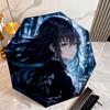Japanese-style cartoon Demon Slayer Kamado Tanjiro & Kamado Nezuko umbrella including home travel and outdoor activities Multi functional umbrella 3