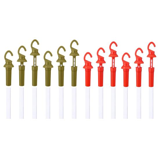 6Pcs/Set Scent Dispenser with Rain Protection Leak Proof Drop Wick with Replacement Felt Air Tight Portable Scent Dispenser for Hunting