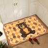 Bathroom Floor Mat Cute Dirt and Moisture Resistant Floor Mat Entry Mat Toilet Grid Absorbent Diatom Mud Quick Drying Mat