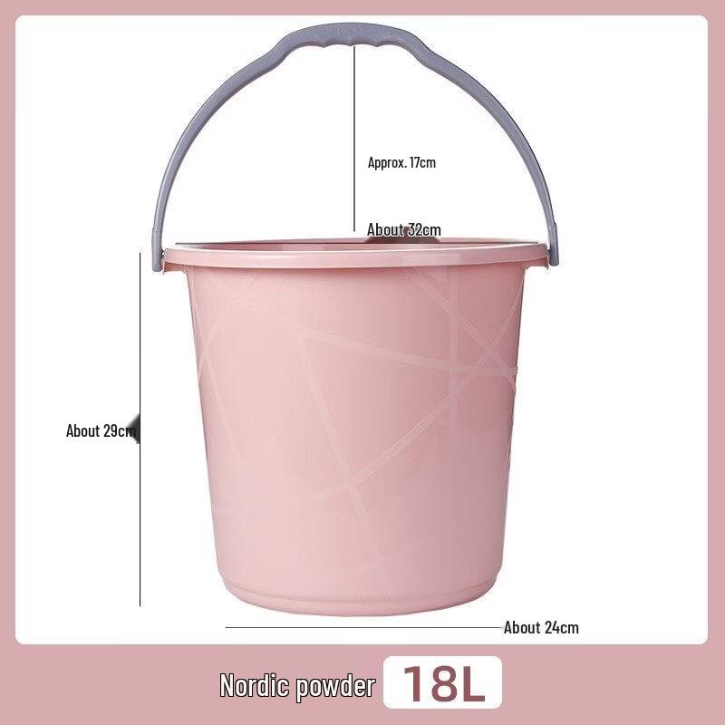 ZISIZ Portable Plastic Water Storage Bucket