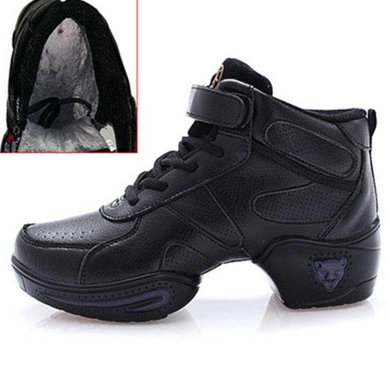 Neuer Stil Damen Tanzschuhe Damen Modern Weiche Sohle Jazz Sneakers Leder Atmungsaktiv Leicht Damen Tanzen Fitness Sport