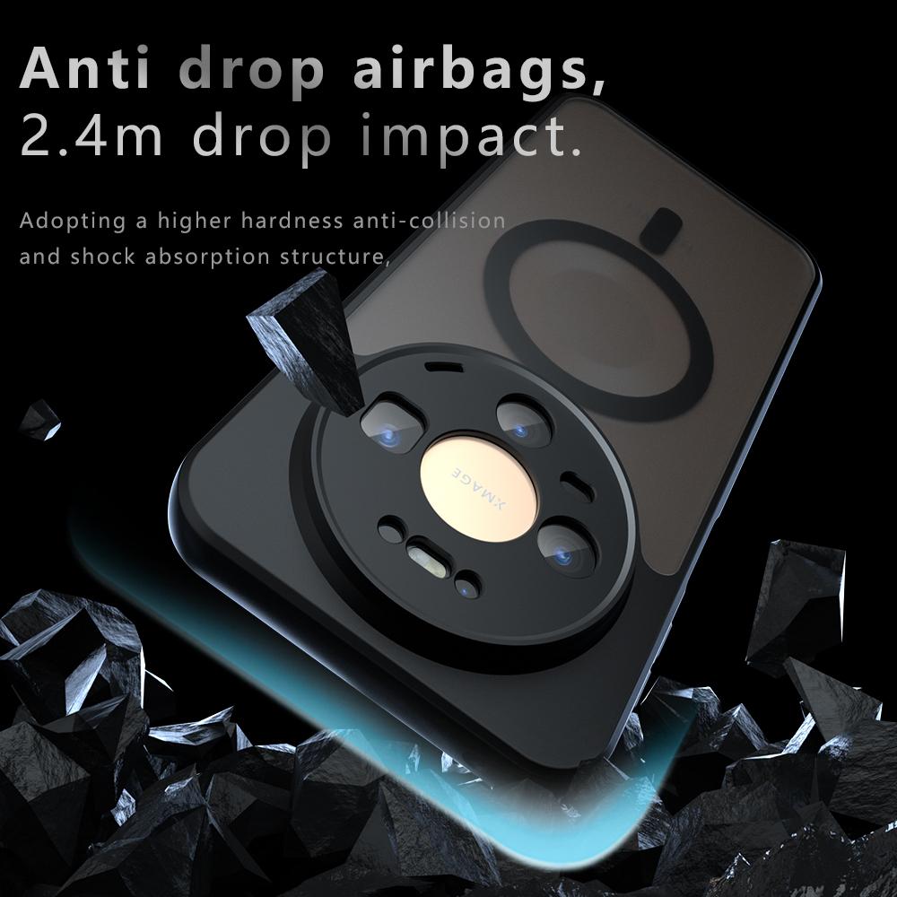 For Magsafe Magnetic Wireless Charging Case For Huawei Mate 80 Pro Max Mate80Pro Max Shockproof Back Cover Coque
