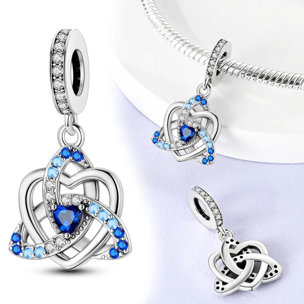 copper Colors Heart Celtic Knot Charm Bead Charms Lucky Eye Blue Bead Charms Pendants Compatible With Authentic Bracelets Do It Yourself Fine Jeweller