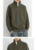 Herbst Neuankunft Übergröße Herren Stehkragen Übergroßer Cardigan Hoodie Jacke mit Lässiger Stimmung