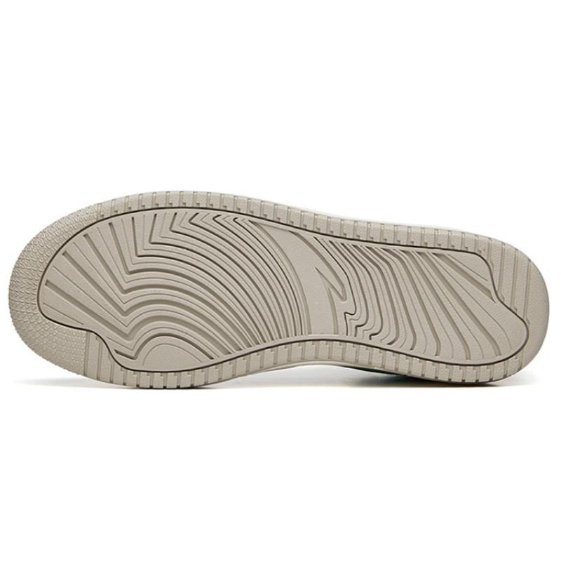 Anta Wear-Resistant High-Top Skateboard Shoes Men's White Gray Sneakers 912238013-4