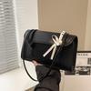 New Ballet Style Bow Strap One Shoulder Baguette Bag Premium Versatile Portable Underarm Bag Women