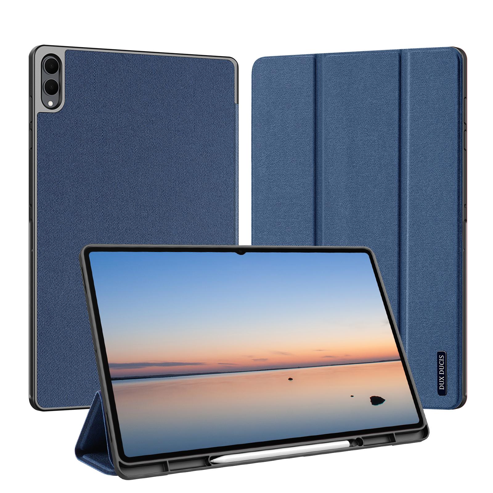 

DUX DUCIS Trifold Stand Case for Samsung Galaxy Tab S11 Ultra S11 Tablet with S Pen Holder Auto Wake Sleep Protective Case Tab S11 синий