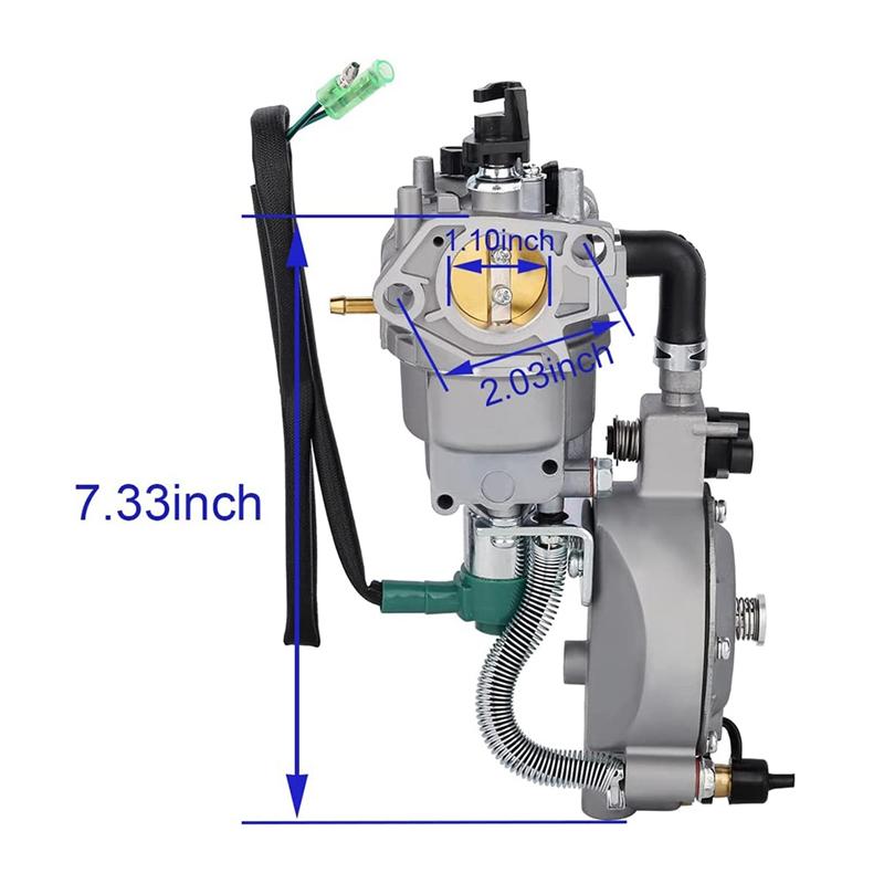 GX390 188F Dual Fuel Carburetor LPG&CNG Conversion Kit for GX340 GX420 for Predator 7000 8500 8750 9000 Generator