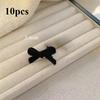 Mini Red Velvet Bow Hair Clips for Girls Sweet Candy Color Velvet Small Bow Knot Hairpins Hairgrips Barrette Hair Accessories