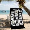Customizable personalized beach towels Horror movies themed designs.Suitable for the beach, yoga, sports;ideal as beach accessories