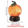 Retro Halloween Night Light Resin Glowing Pumpkin Decorative Light  Fall Table Centerpieces