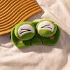 Adjustable Frog Blockout Light Eye Cover Plush Sleeping Aid Eye Mask Sleeping Eyeshade Airplane
