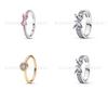 Chic S925 White Copper Geometric Heart Skull Ring Stylish Accessory For Autumn 2024