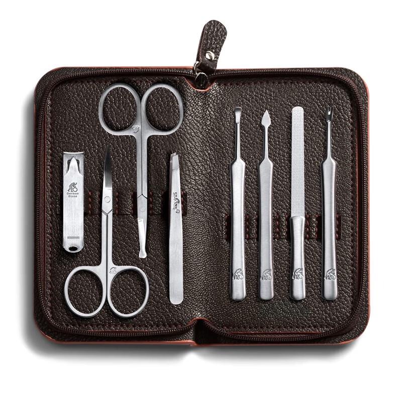 STONE Portable 8-Piece Stainless Steel Manicure Kit