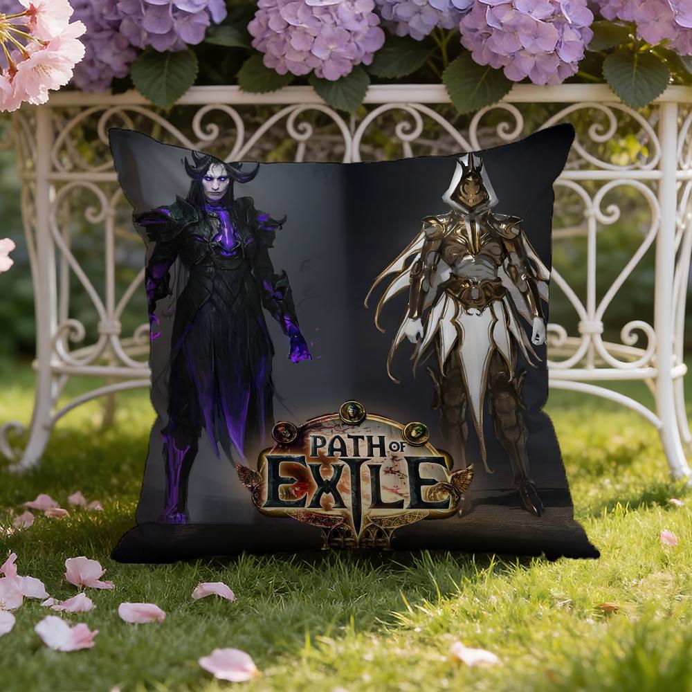 GamePath of Exile Cushion Cover Home & Car Dual-Scene Pillow Cover: Reversible for Premium Comfort