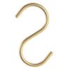 5pcs Large S Shaped Aluminum Hooks Waterproof Rust-Resistant Long Lasting for Hanging Kitchen Utensils Towels Clothes