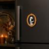 Kitchen Refrigerator Magnet 1/6Pcs Halloween Retro Frame Magnet, Wooden Fridge Seasonal Magnets Decor Decoration, Memo Note Holder for Holiday