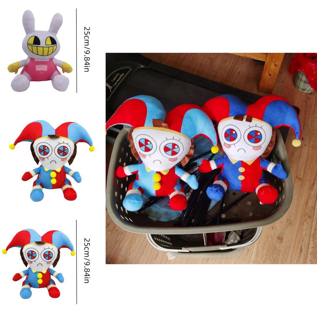 Soft And Cuddly Clown Plush Toy From The Amazing Digital Circus Perfect For Kids And Collectors