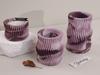 Concrete Stripe Candle Jar Silicone Mold Simplicity Wave Storage Tank Ornament Cement Plaster Flowerpot Resin Molds Home Decor